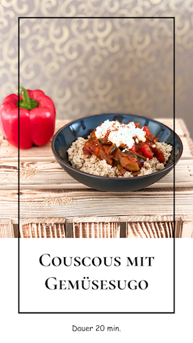 Gemüsesugo mit Couscous