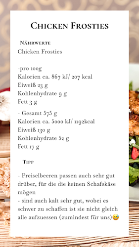 Nährwerte und Tipps