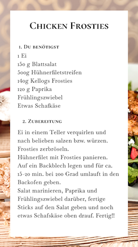 Zutaten und Rezept