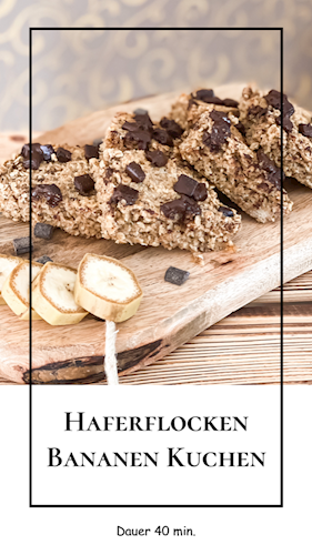 Haferflocken Bananen Kuchen