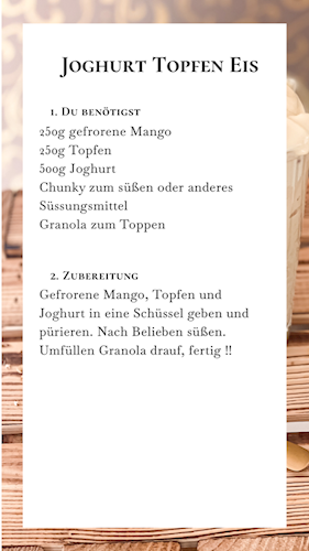 Zutaten und Rezept