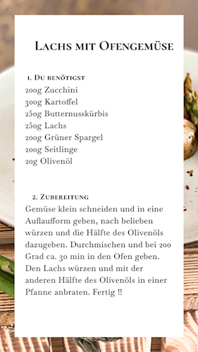 Zutaten und Rezept