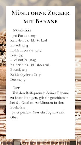 Nährwerte und Tipps