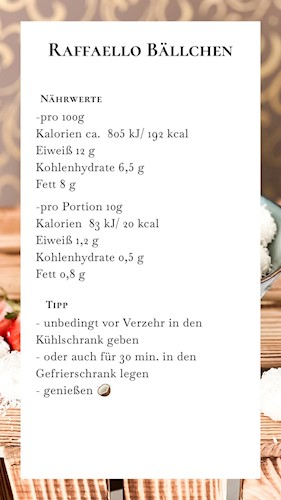 Nährwerte & Tipps