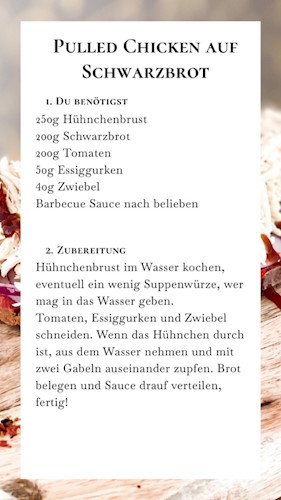 Zutaten und Rezept
