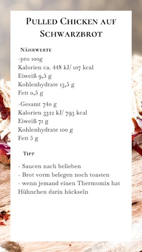 Nährwerte und Tipps