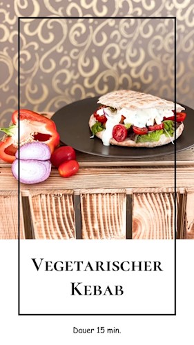 Vegetarischer Kebab