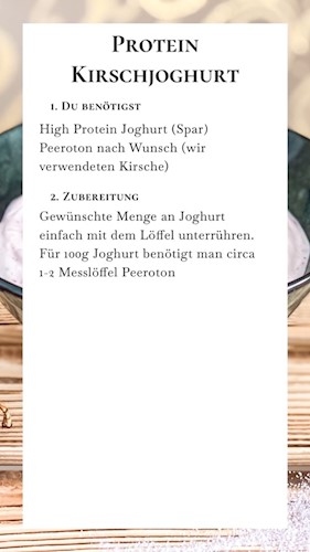 Zutaten und Rezept
