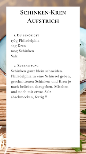 Zutaten und Rezept