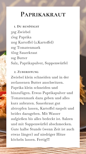 Zutaten und Rezept
