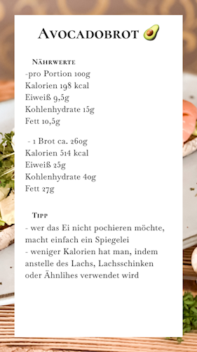 Nährwerte und Tipps