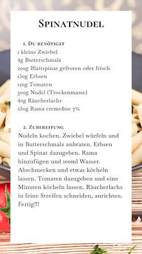 Zutaten und Rezept