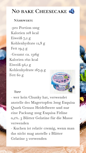 Nährwerte und Tipps