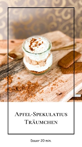 Apfel Spekulatius Träumchen
