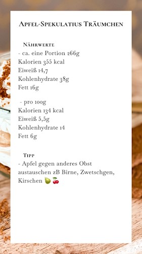 Nährwerte und Tipps