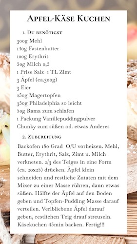 Zutaten und Rezept