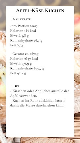 Nährwerte und Tipps