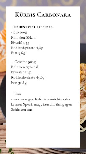 Nährwerte und Tipps